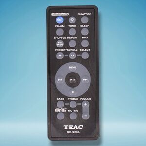 teac rc-1223a stereo receiver remote replacement  tested.